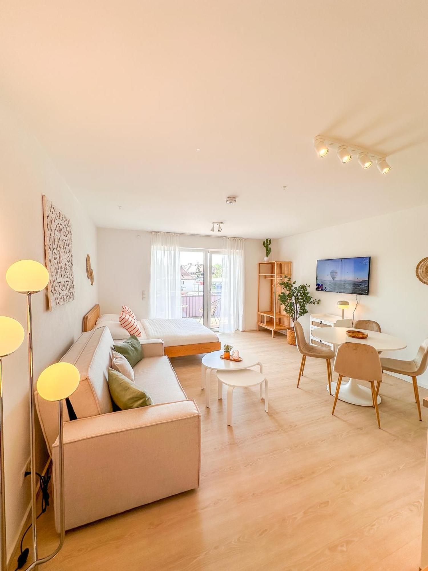 Thesunset Club - Studio II - Kueche - Balkon - Parken Memmingen Luaran gambar